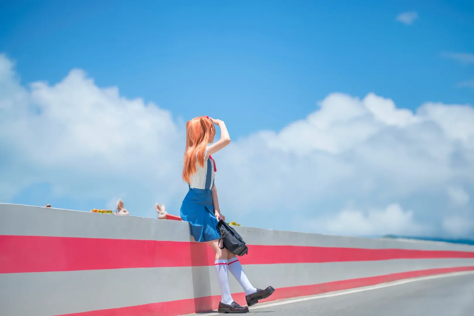 【明日香cos】藍色公路與驕陽下的新世紀福音戰士 - 第 2 張