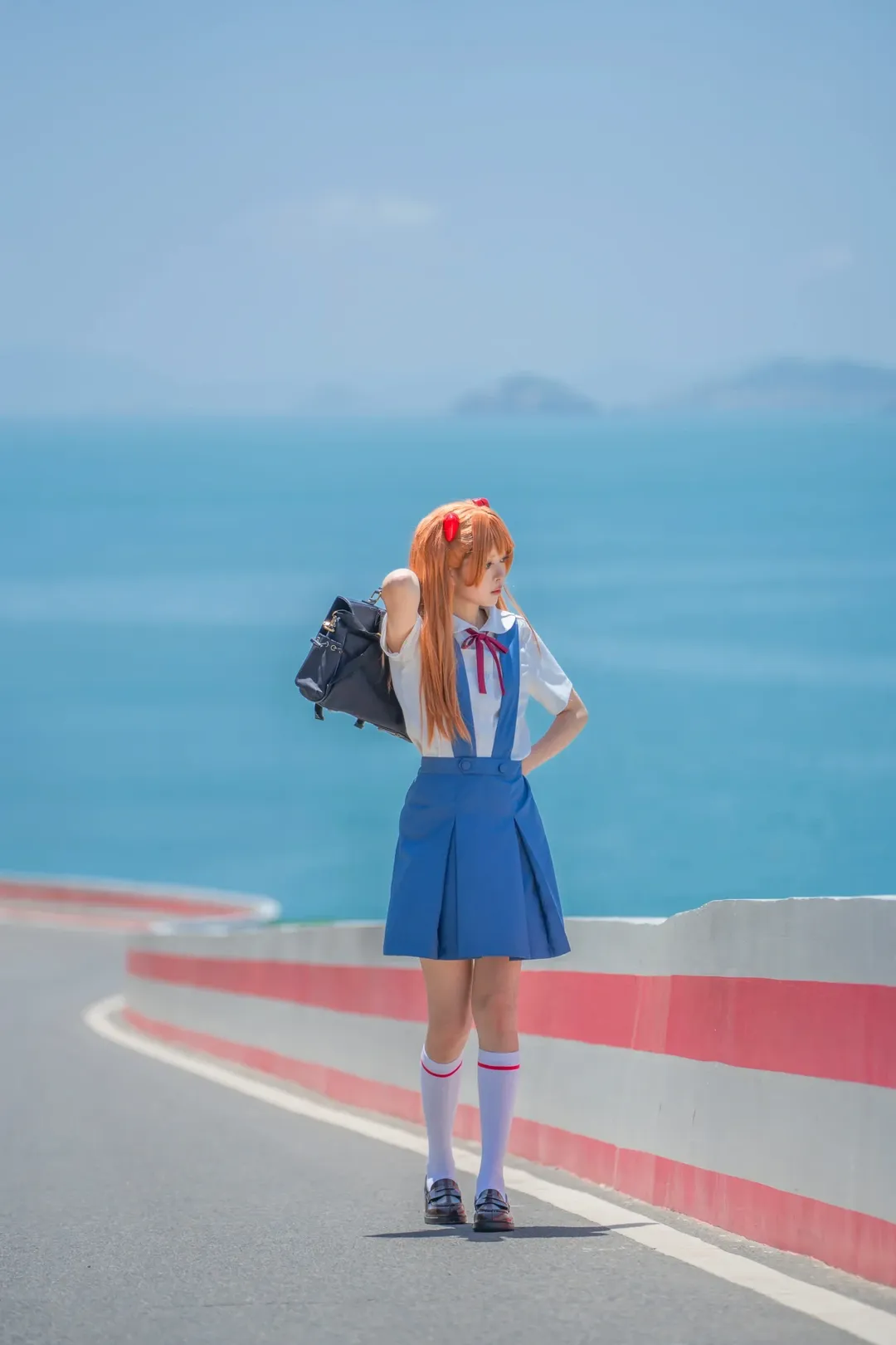 【明日香cos】藍色公路與驕陽下的新世紀福音戰士 - 第 4 張
