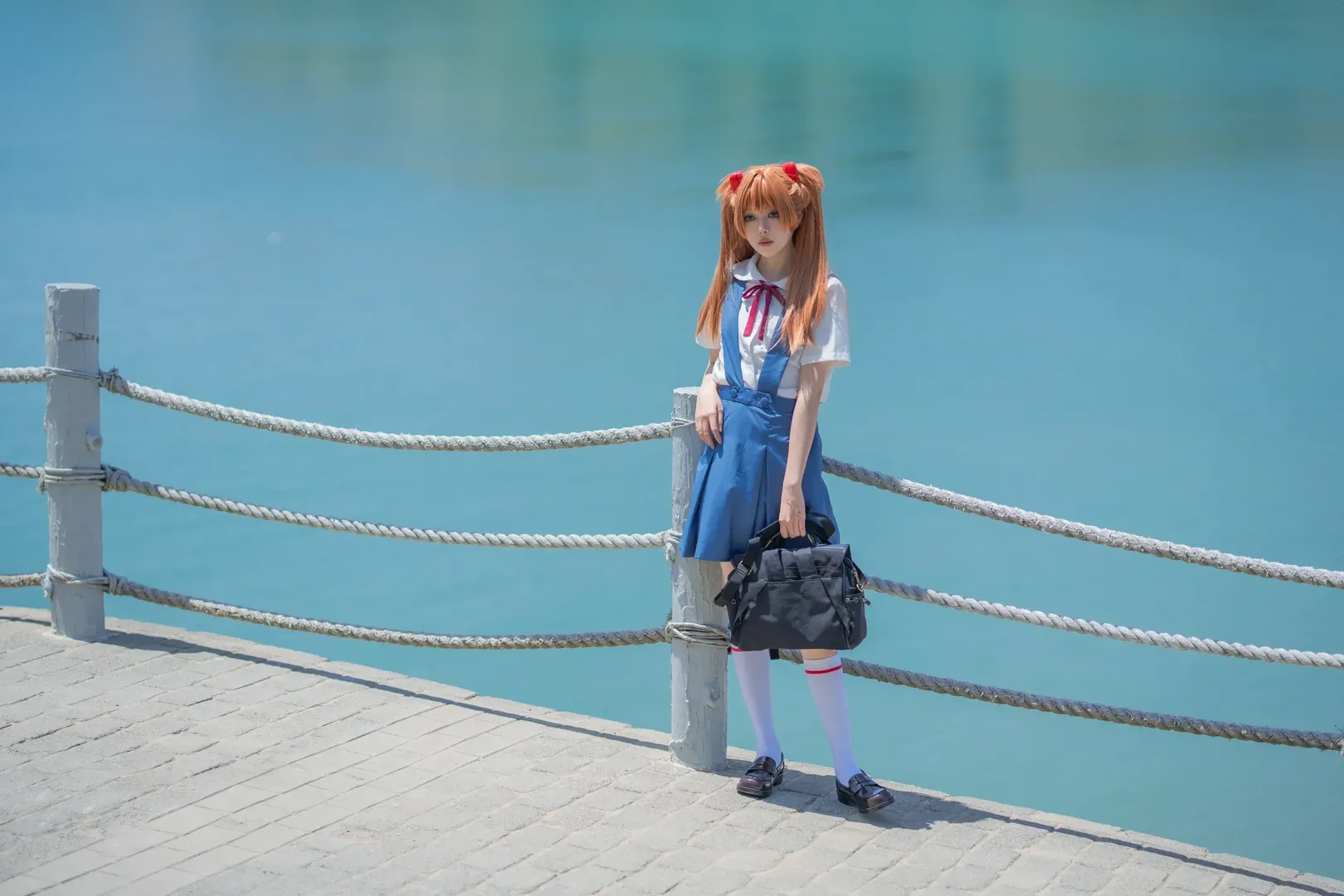 【明日香cos】藍色公路與驕陽下的新世紀福音戰士 - 第 5 張