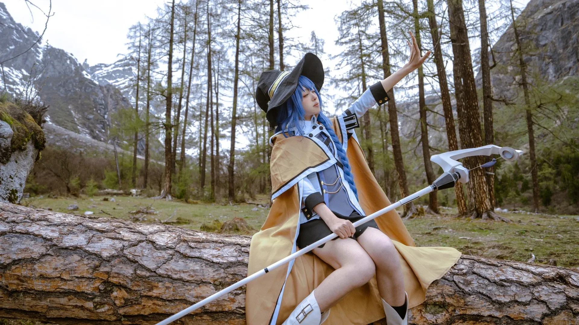 【洛琪希cos】无职转生，雪山下的魔法师旅拍