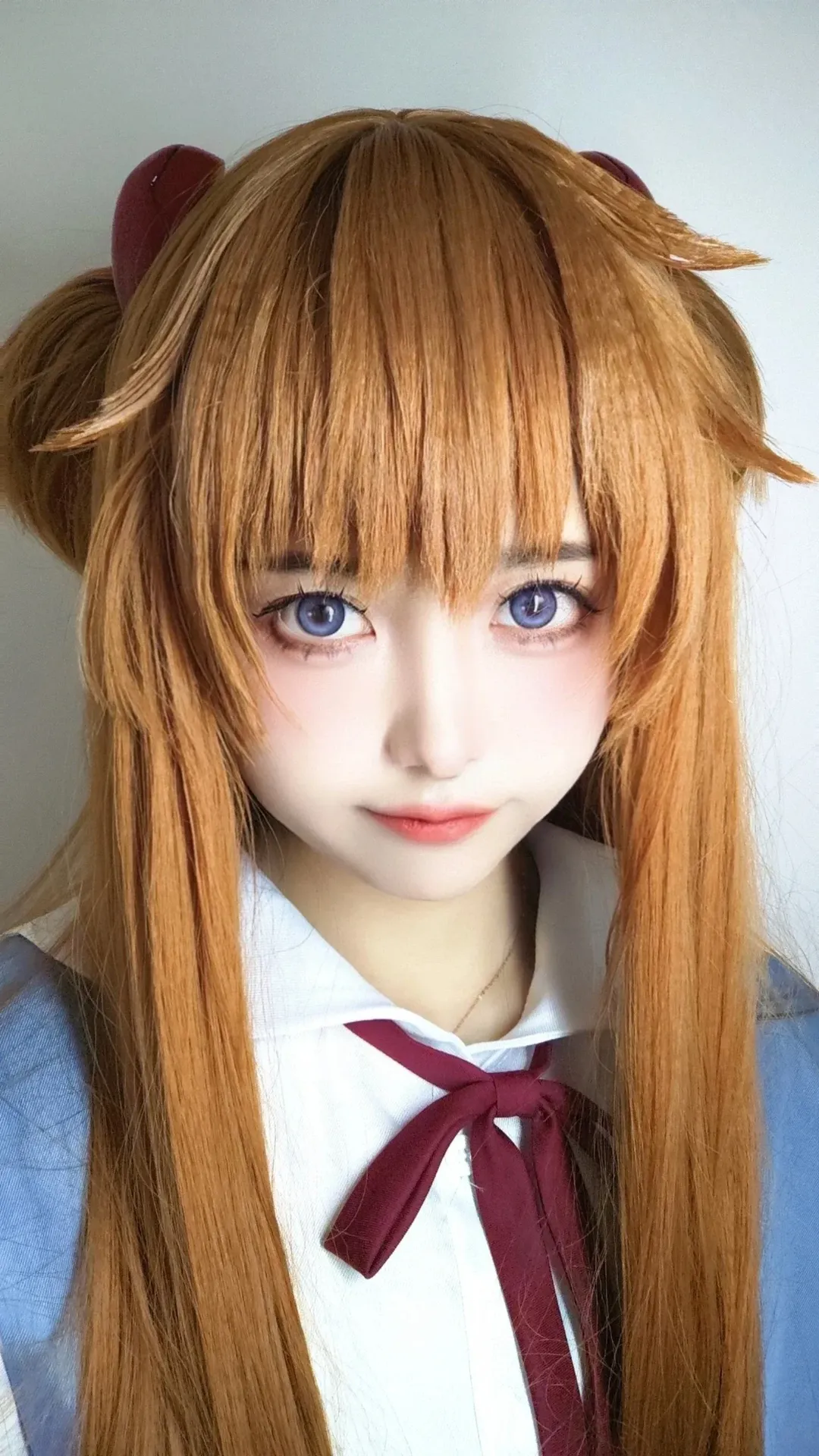 【明日香cos】新世纪福音战士的经典造型试妆分享