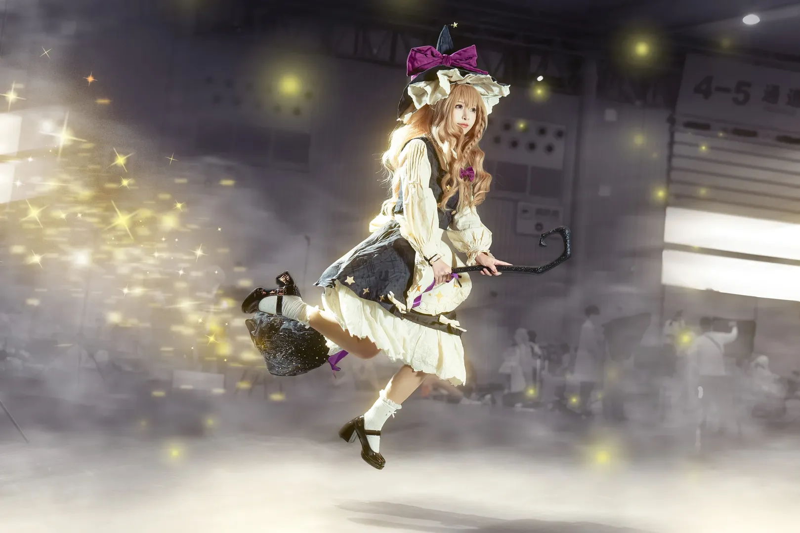 【魔理沙cos】东方project场照，起飞瞬间定格 - 第 4 张