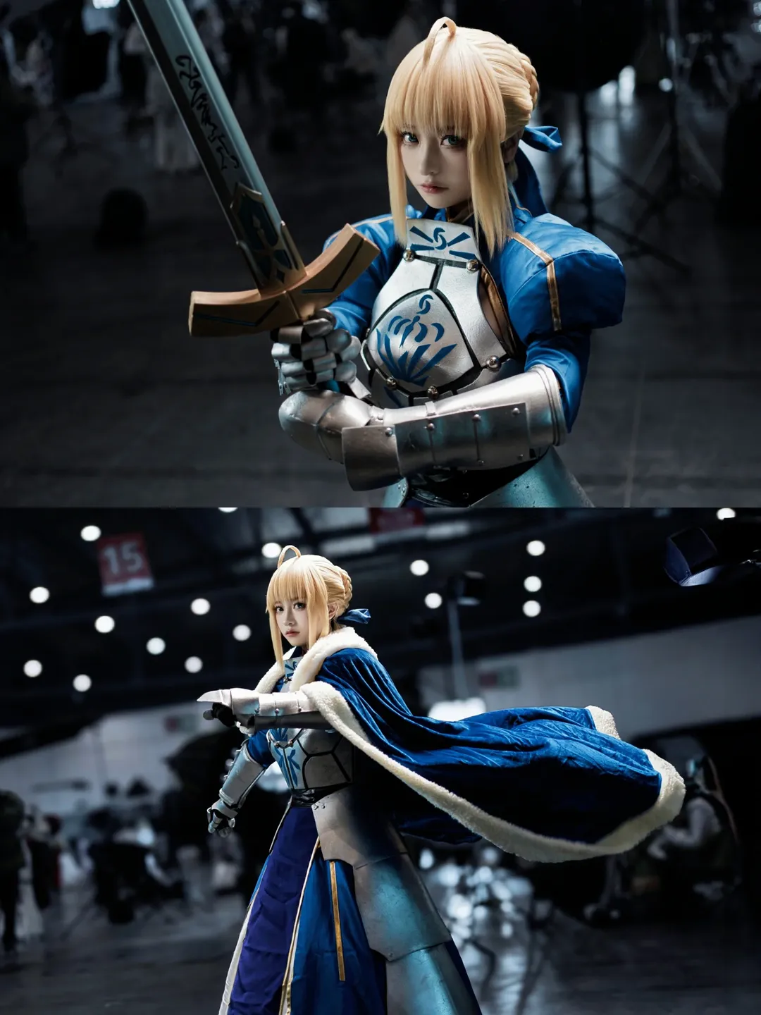 【Saber cos】Fate系列场照分享，这套铠甲带来的挑战与成就感 - 第 1 张