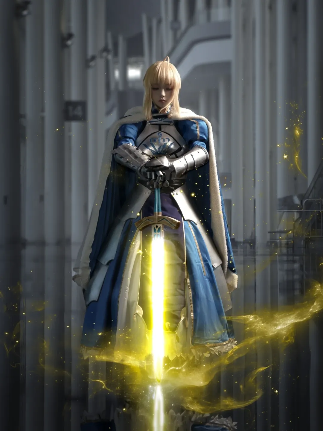 【アルトリア コスプレ】フェイトシリーズ世界線イベント写真 - 1 枚目