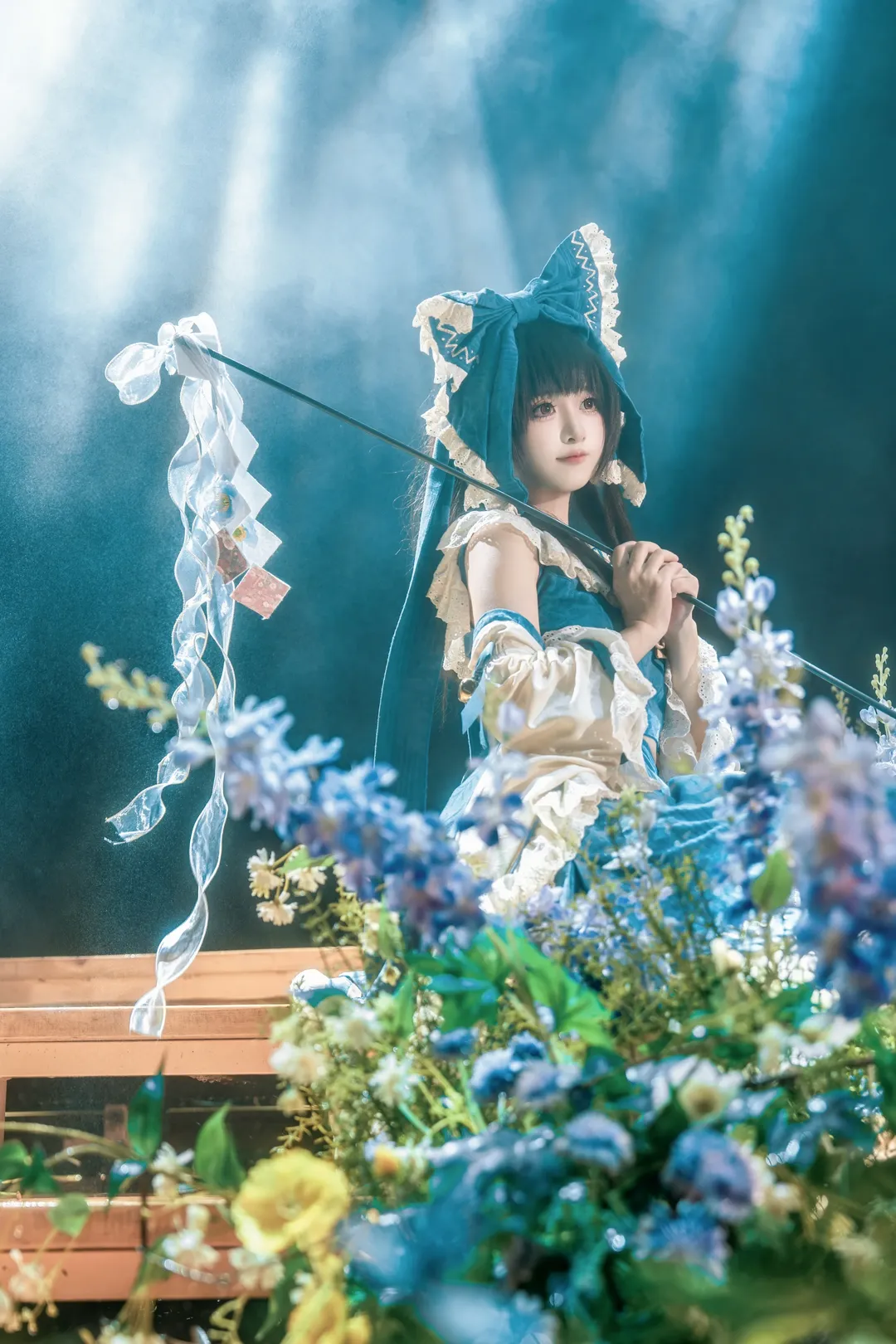 【博丽灵梦cos】东方project的青风与阳光定格在这片森林 - 第 2 张