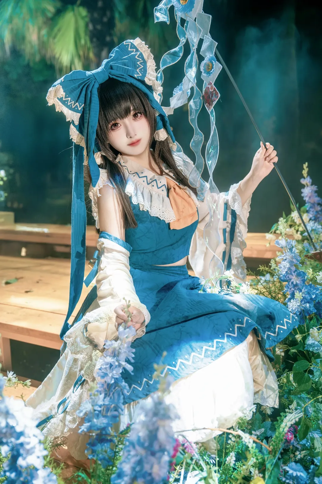 【博丽灵梦cos】东方project的青风与阳光定格在这片森林 - 第 5 张