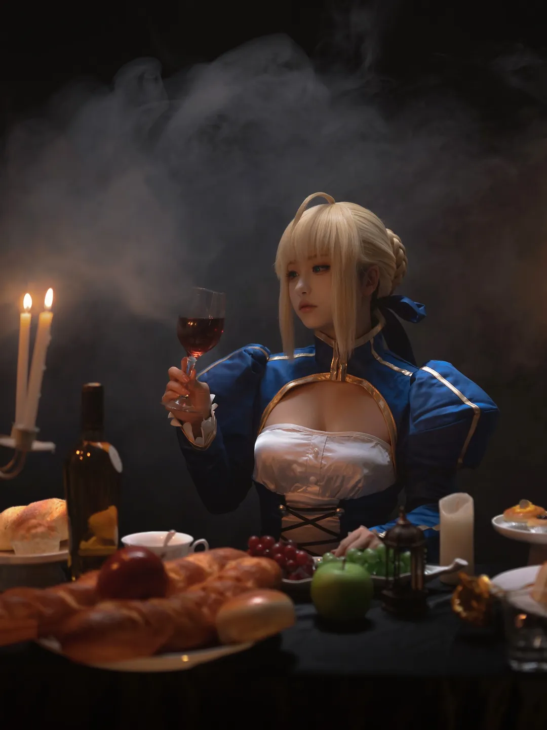 【阿尔托莉雅潘德拉贡cos】fate系列，正餐结束后的十分钟试光 - 第 1 张