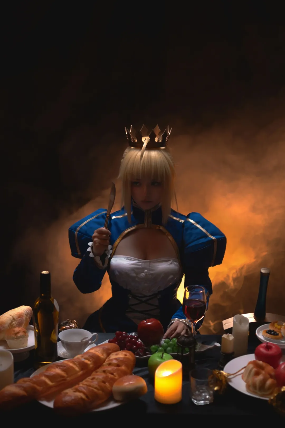 【阿尔托莉雅潘德拉贡cos】fate系列，正餐结束后的十分钟试光