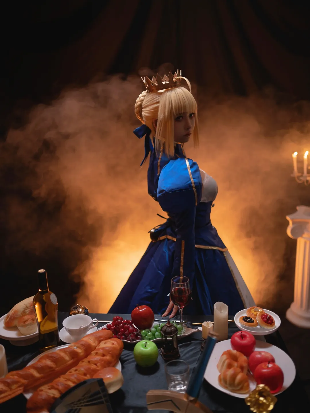 【阿尔托莉雅潘德拉贡cos】fate系列，正餐结束后的十分钟试光 - 第 5 张