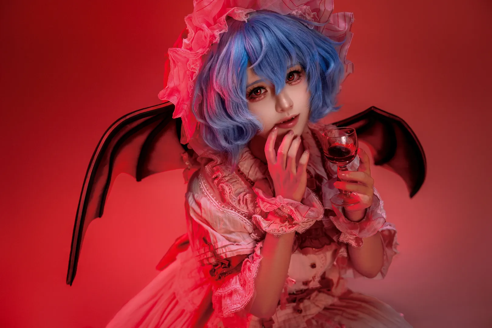 【蕾米莉亚斯卡雷特cos】东方Project红魔馆的暗黑晚宴与慵懒时刻