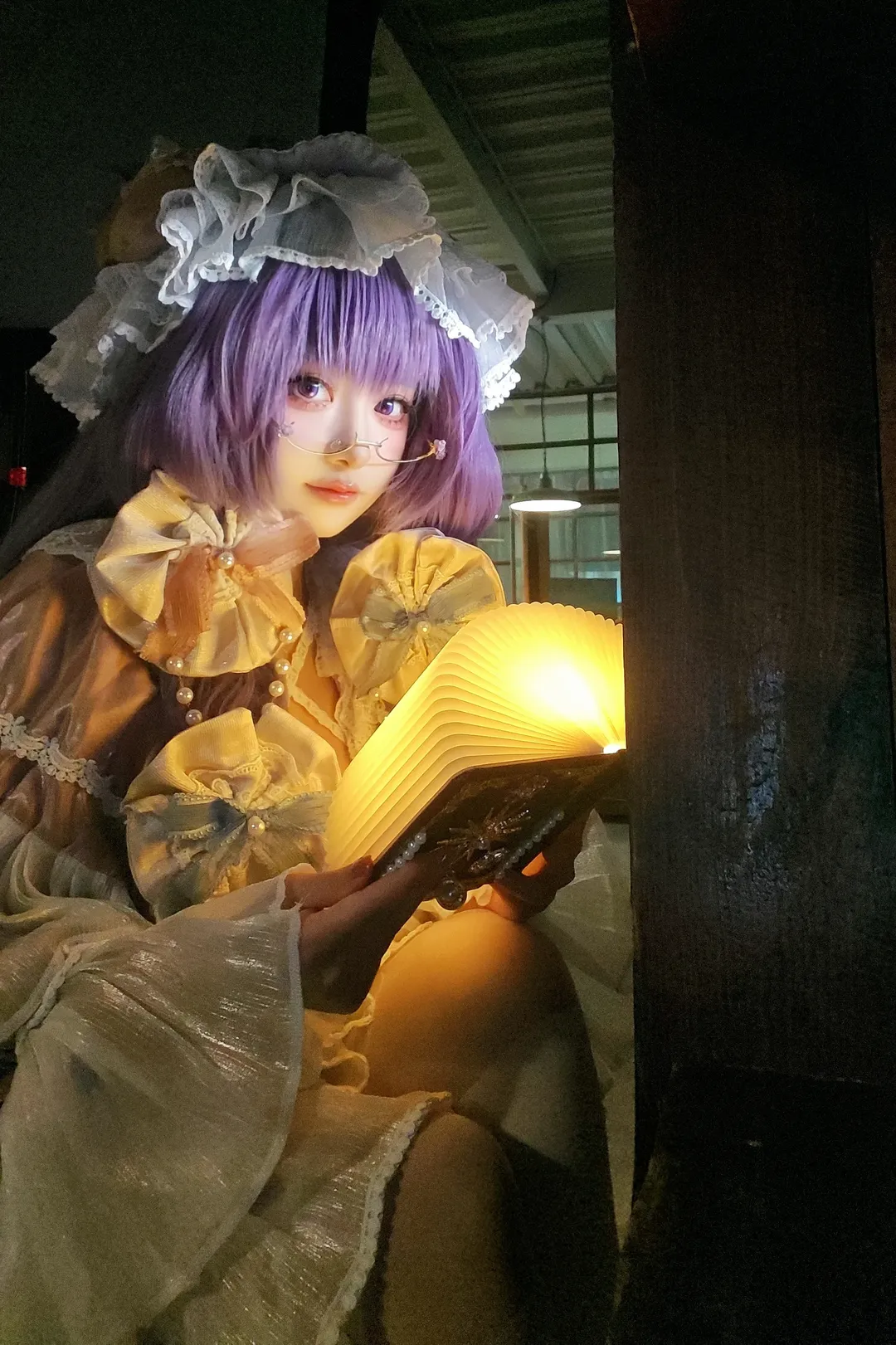 【帕秋莉cos】东方project里的魔法书之光 - 第 1 张