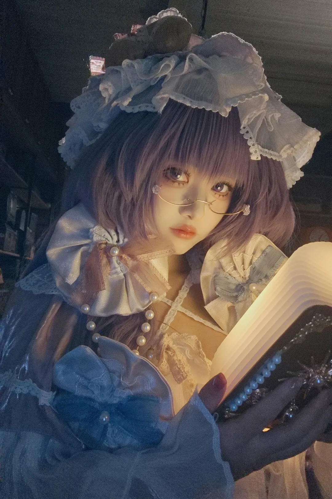 【帕秋莉cos】东方project里的魔法书之光
