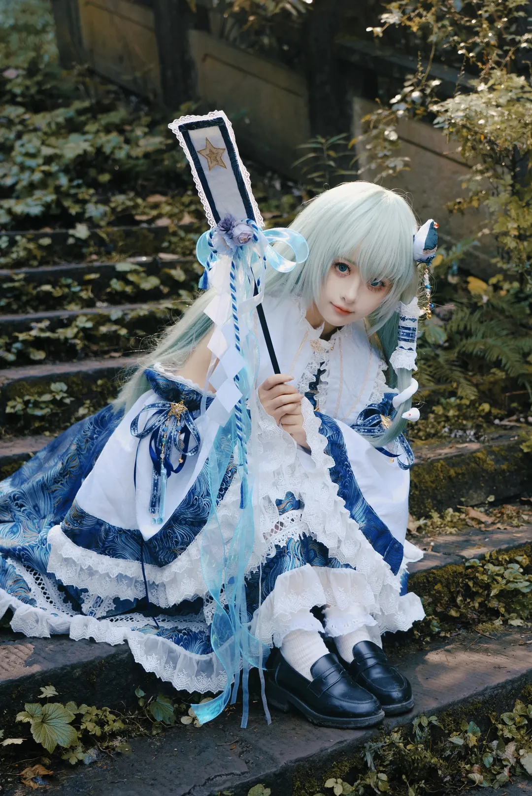 【东风谷早苗cos】奇迹之风，驱散晨雾里的庭院