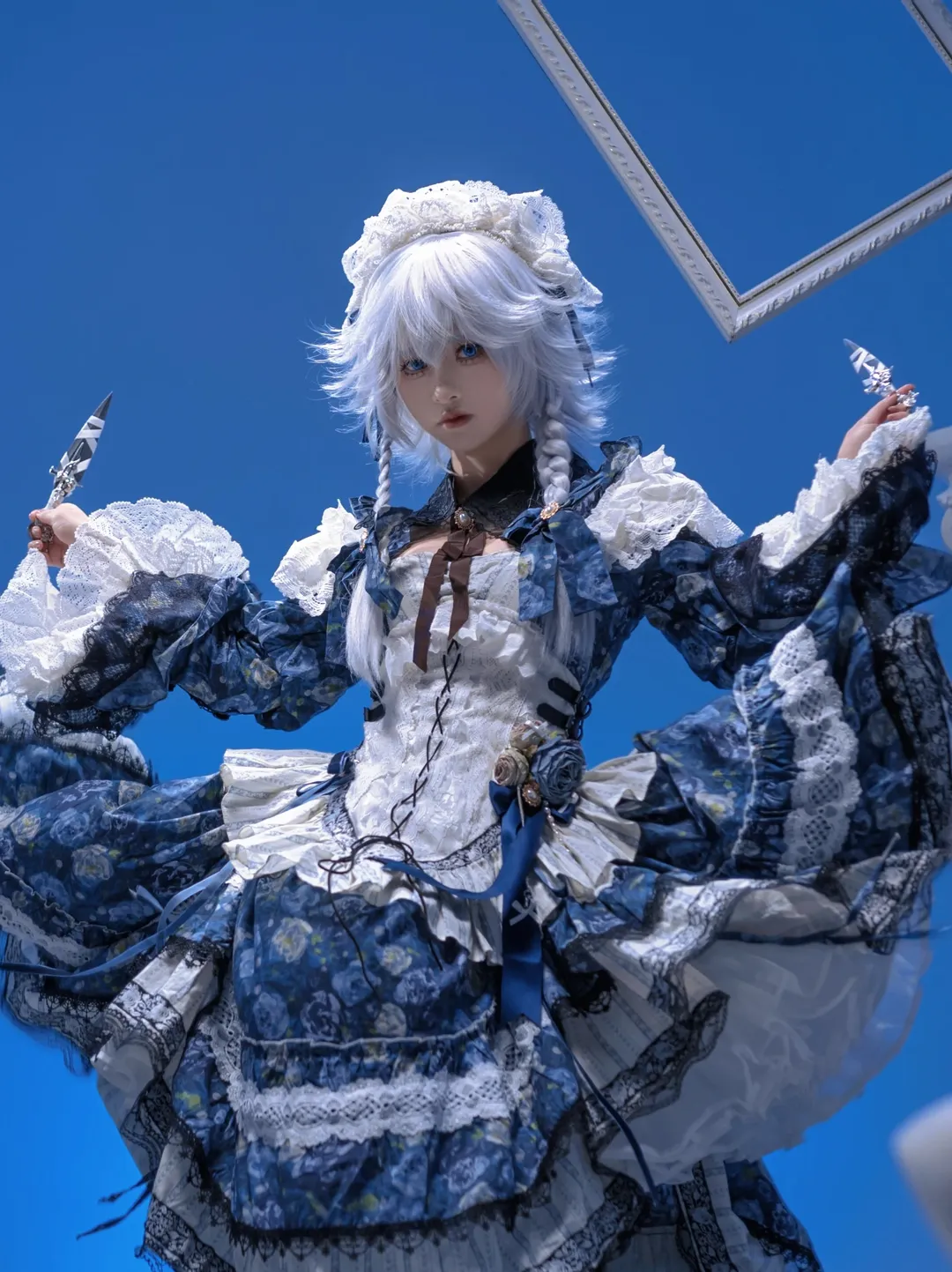 [Sakuya Izayoi cosplay] Touhou Project: The Perfect and Elegant Head Maid of the Scarlet Devil Mansion - Image 1