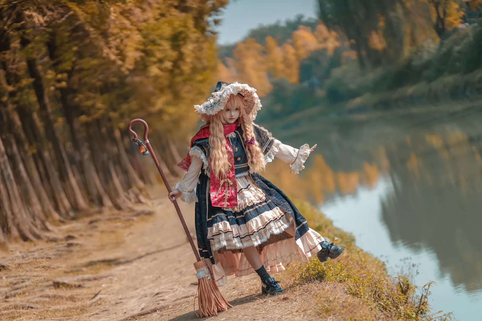 【雾雨魔理沙cos】秋日水边的东方project魔法使 - 第 5 张
