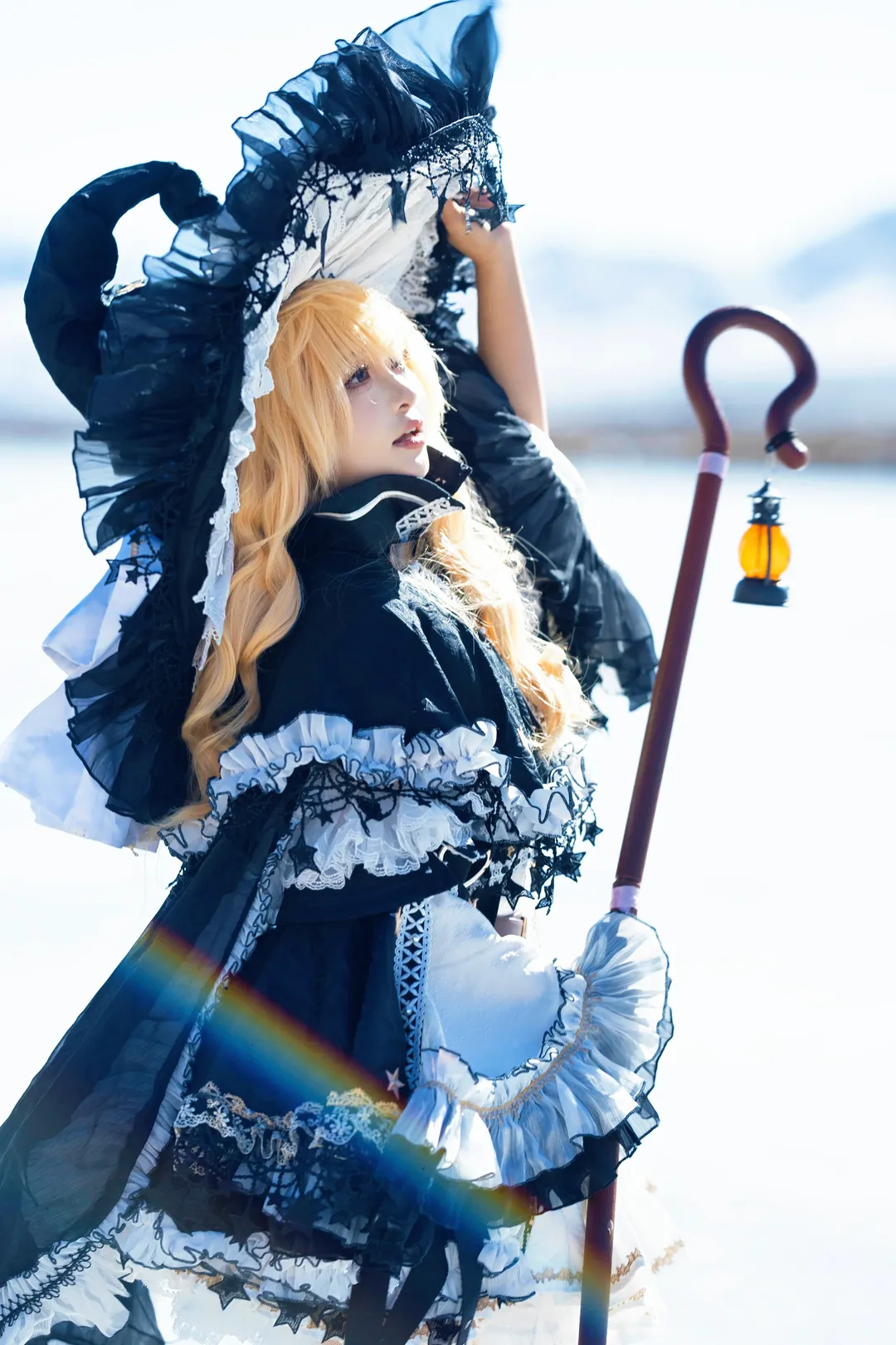 【雾雨魔理沙cos】雪原上的黑白魔法使 - 第 2 张