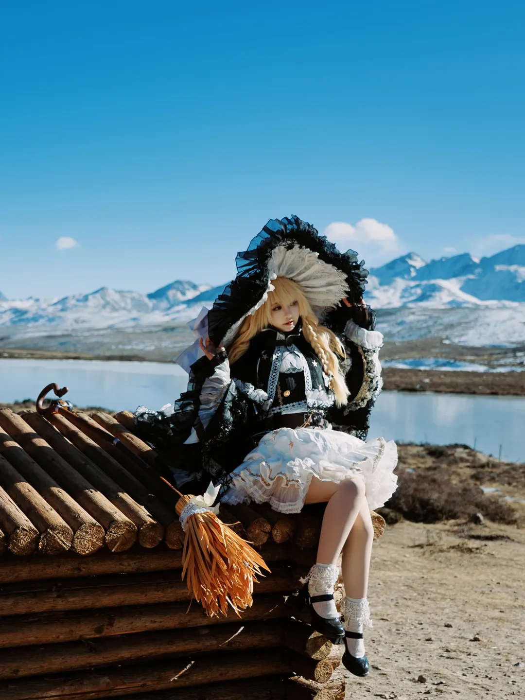 【Marisa Kirisame cosplay】A Magician's Travel Log in the Snowfield - Image 6