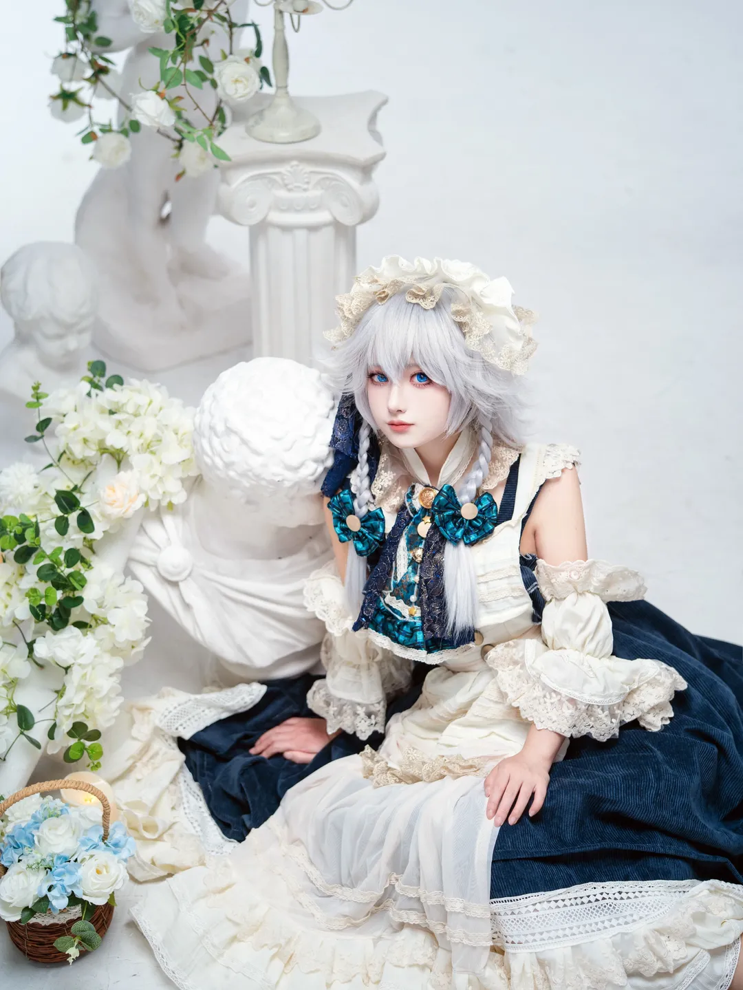 【十六夜咲夜cos】优雅幻像，定格于时停的白鸽 - 第 2 张