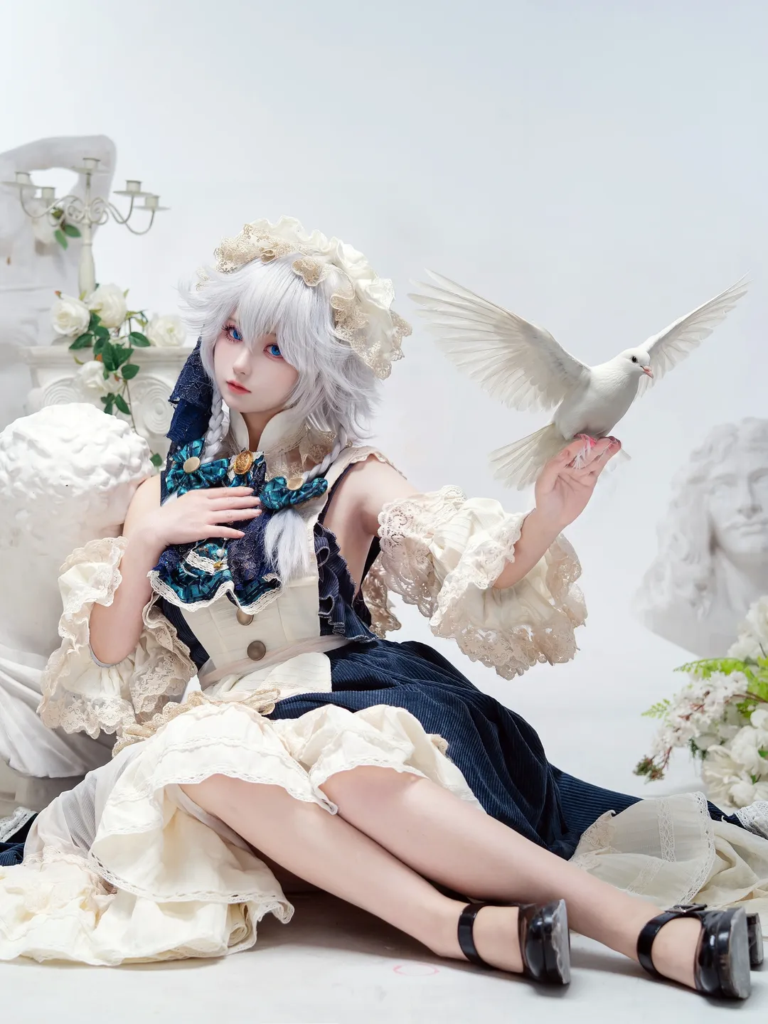 【十六夜咲夜cos】优雅幻像，定格于时停的白鸽