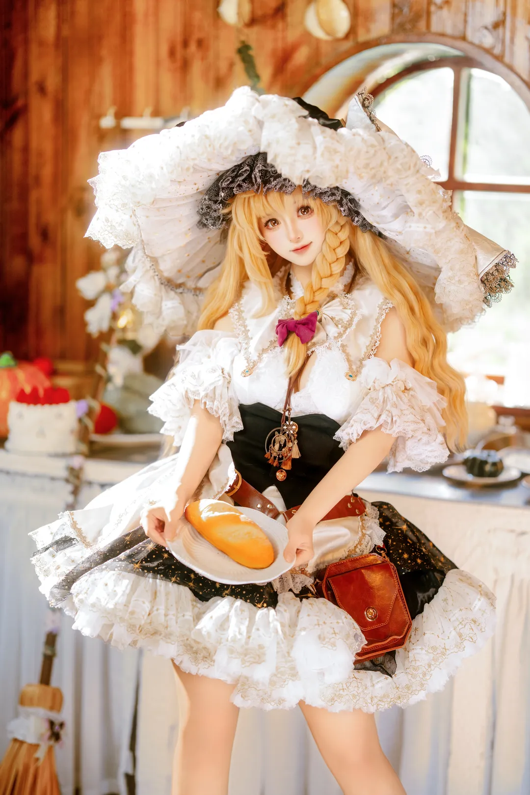 【魔理沙cos】东方project的魔法使，厨房里的田园小精灵 - 第 2 张