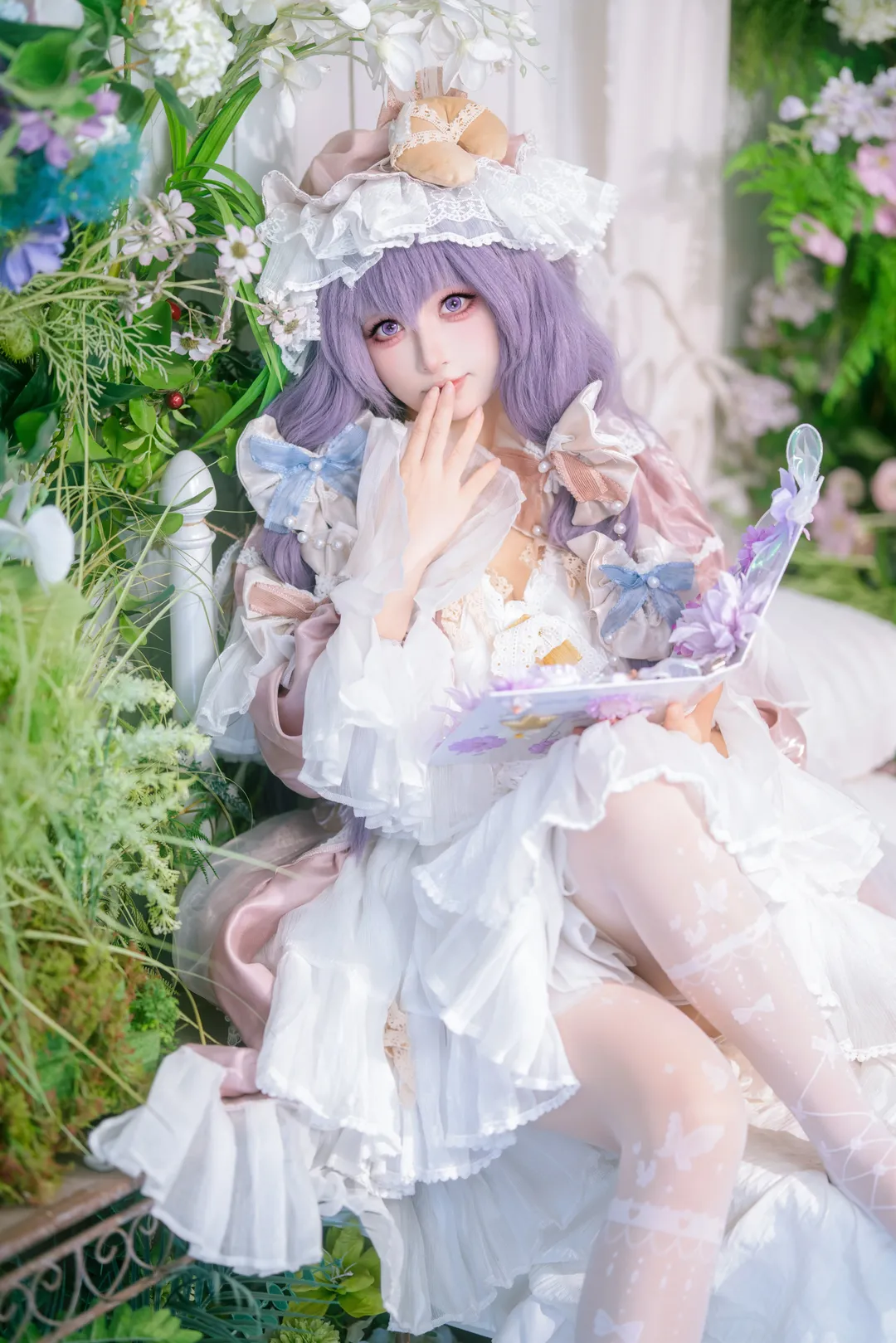【帕秋莉cos】东方Project的魔法使，藏书室里的午后时光 - 第 7 张