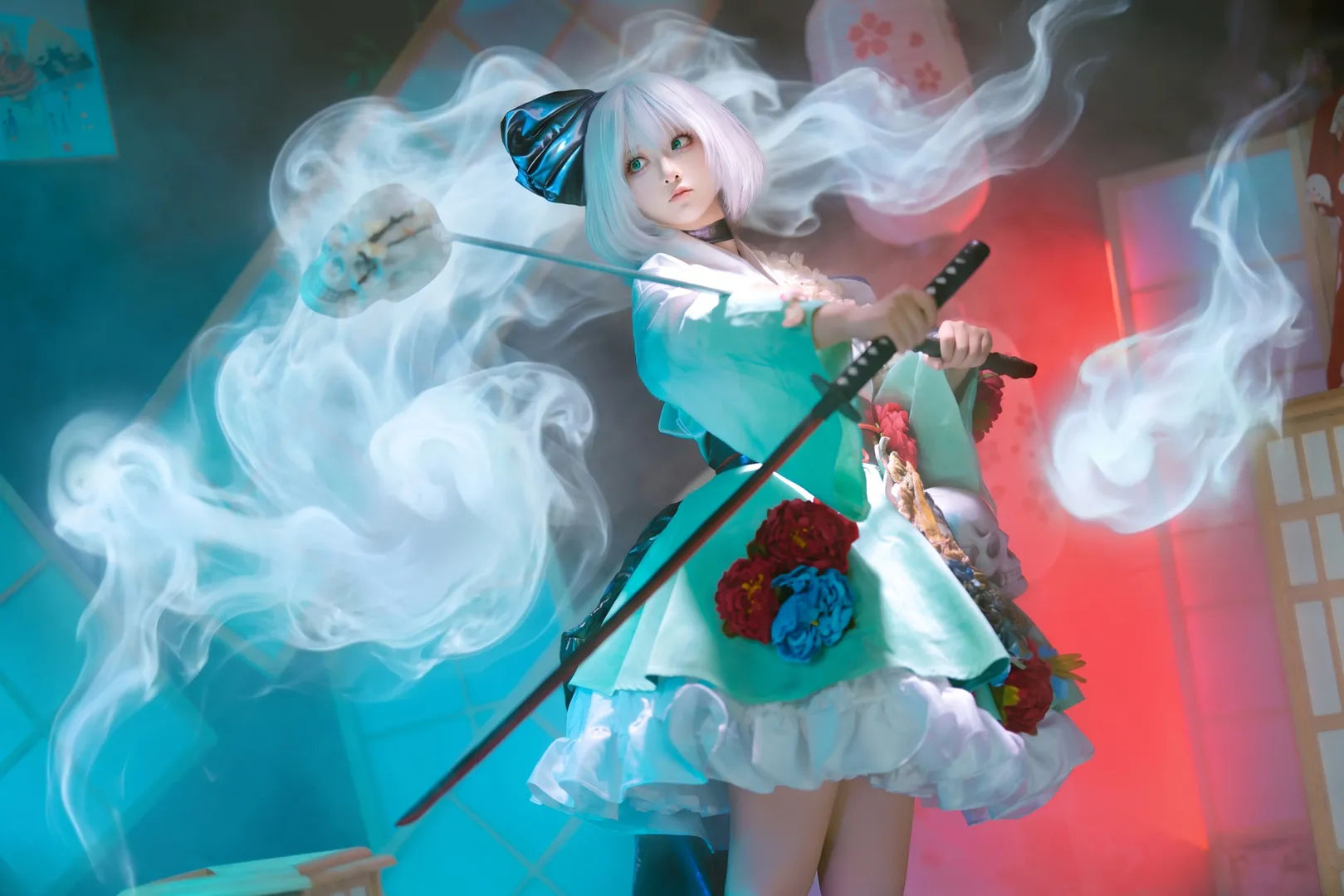 【魂魄妖梦cos】半人半灵，幽冥之中的庭师剑影 - 第 5 张