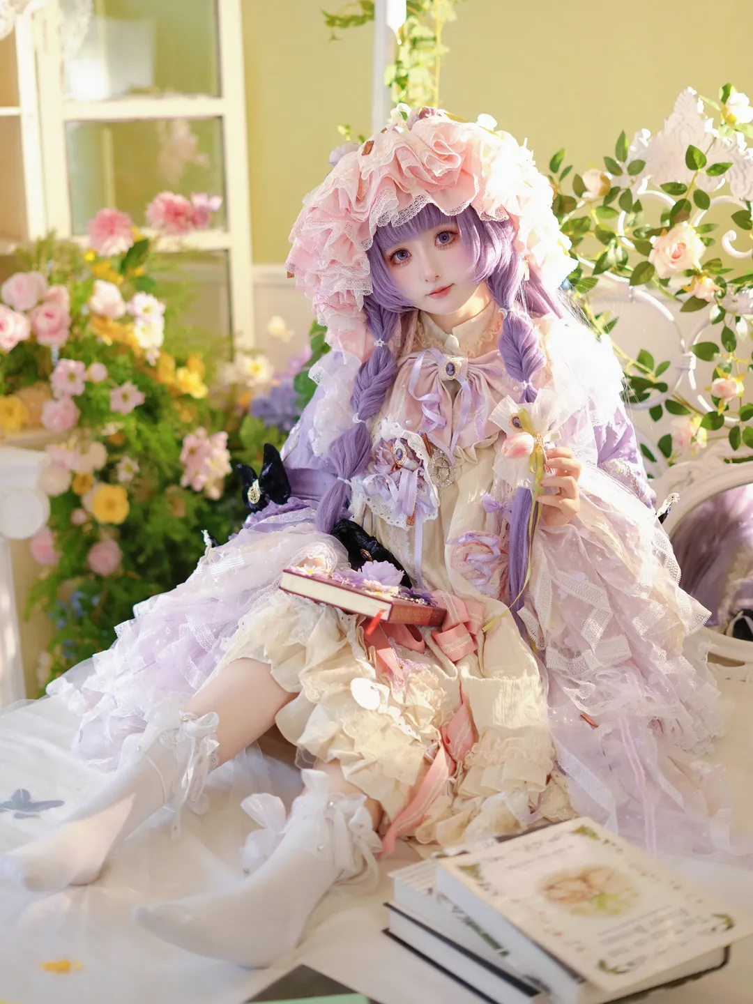 【帕秋莉cos】大图书馆里的静谧午后魔女