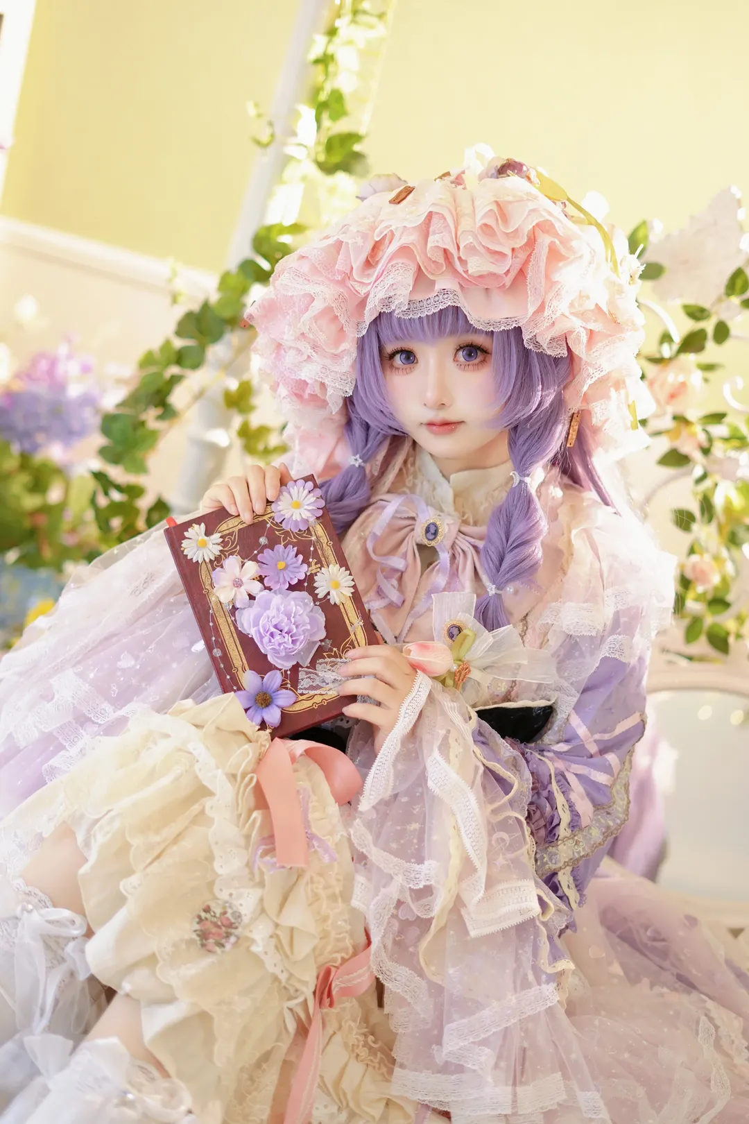 【帕秋莉cos】大图书馆里的静谧午后魔女 - 第 3 张