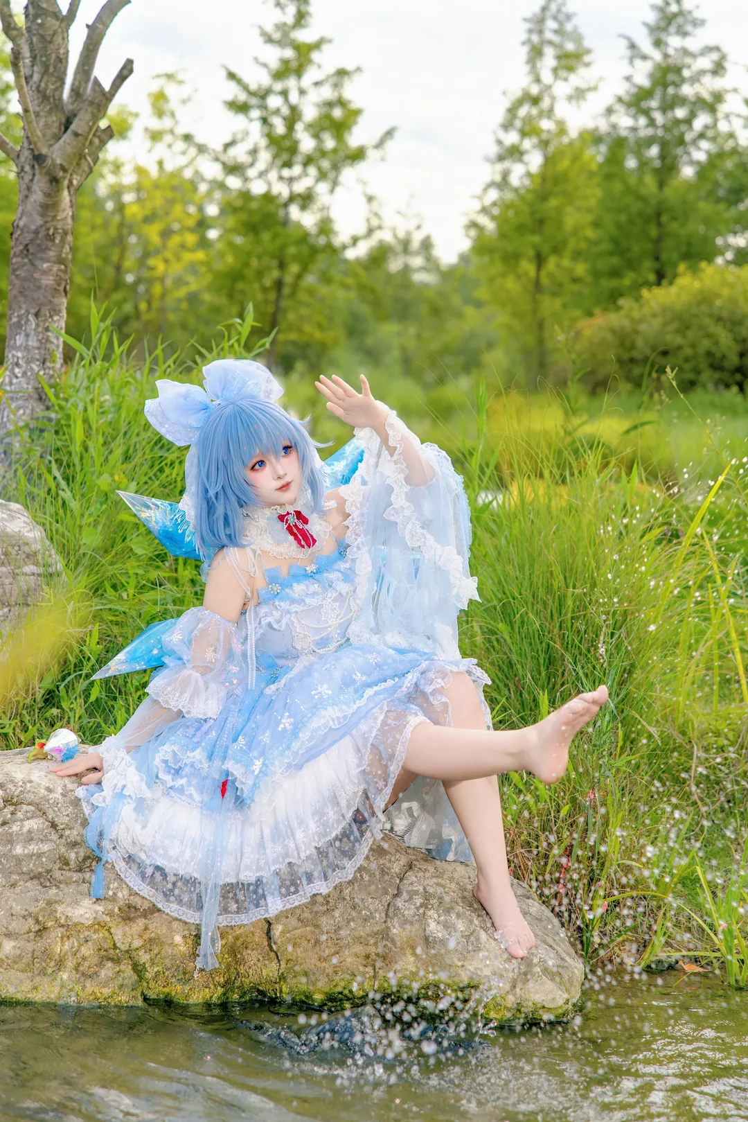 【琪露诺cos】东方Project幻想乡最强妖精的清凉一夏 - 第 1 张