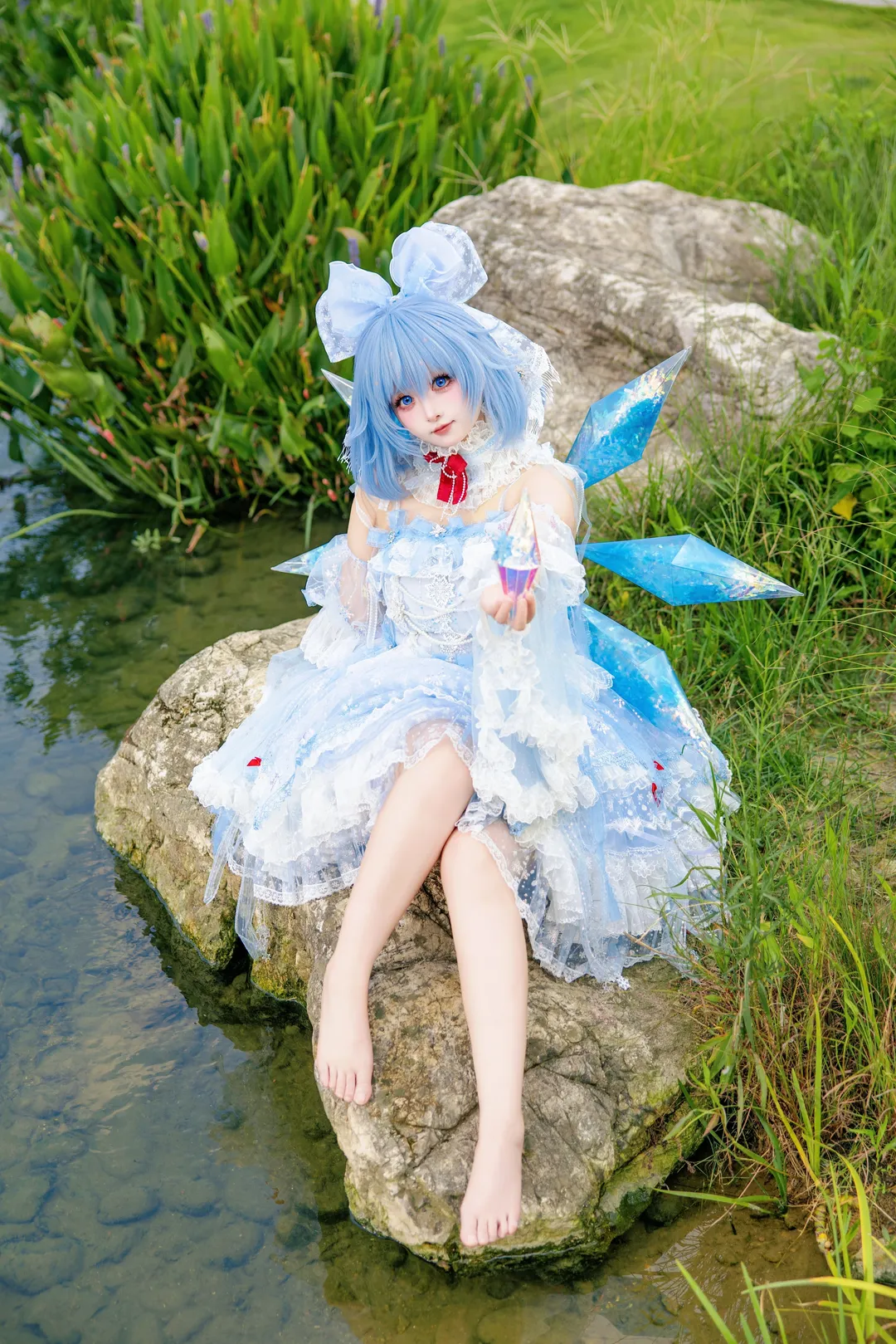 【琪露诺cos】东方Project幻想乡最强妖精的清凉一夏 - 第 2 张