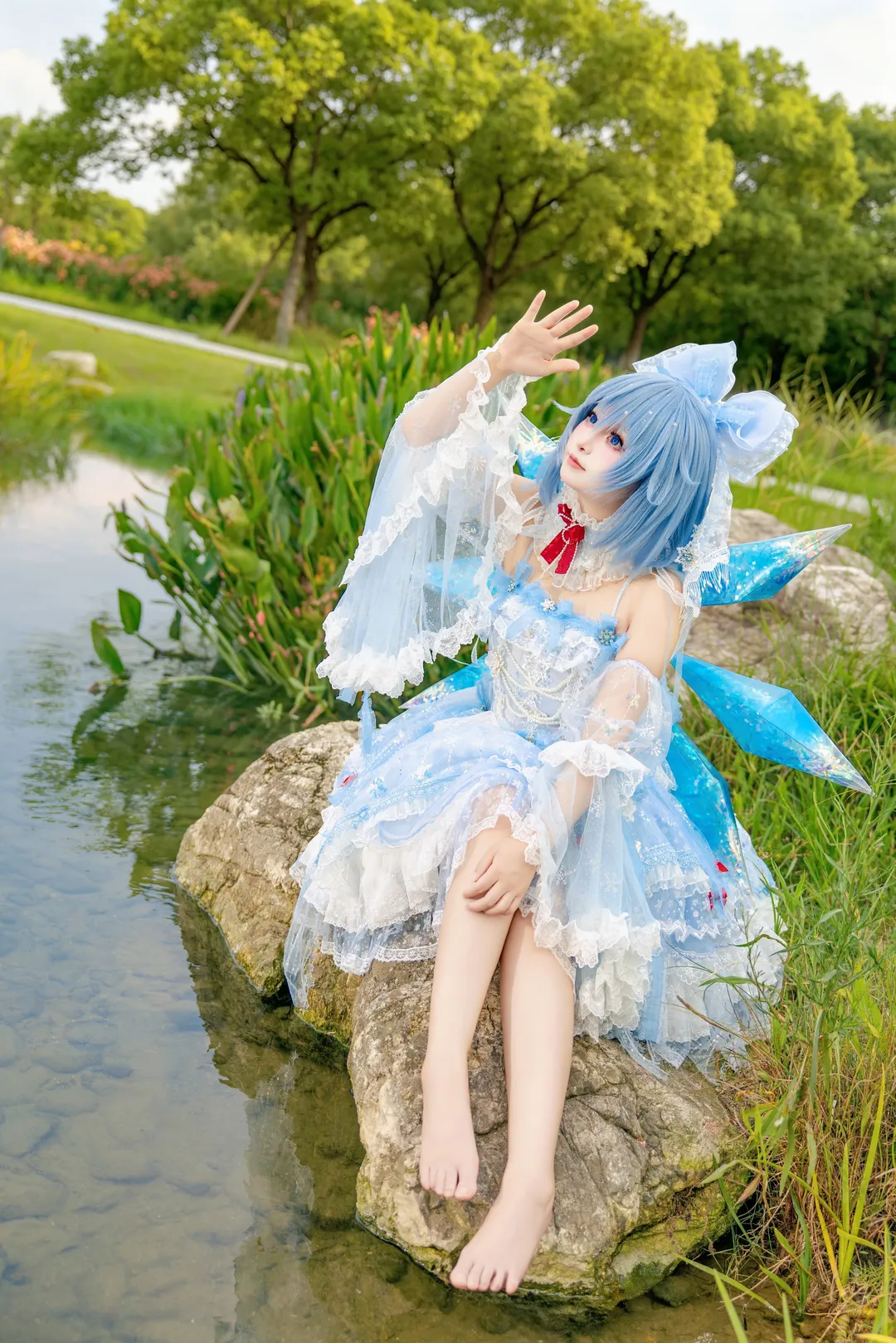 【琪露诺cos】东方Project幻想乡最强妖精的清凉一夏 - 第 3 张