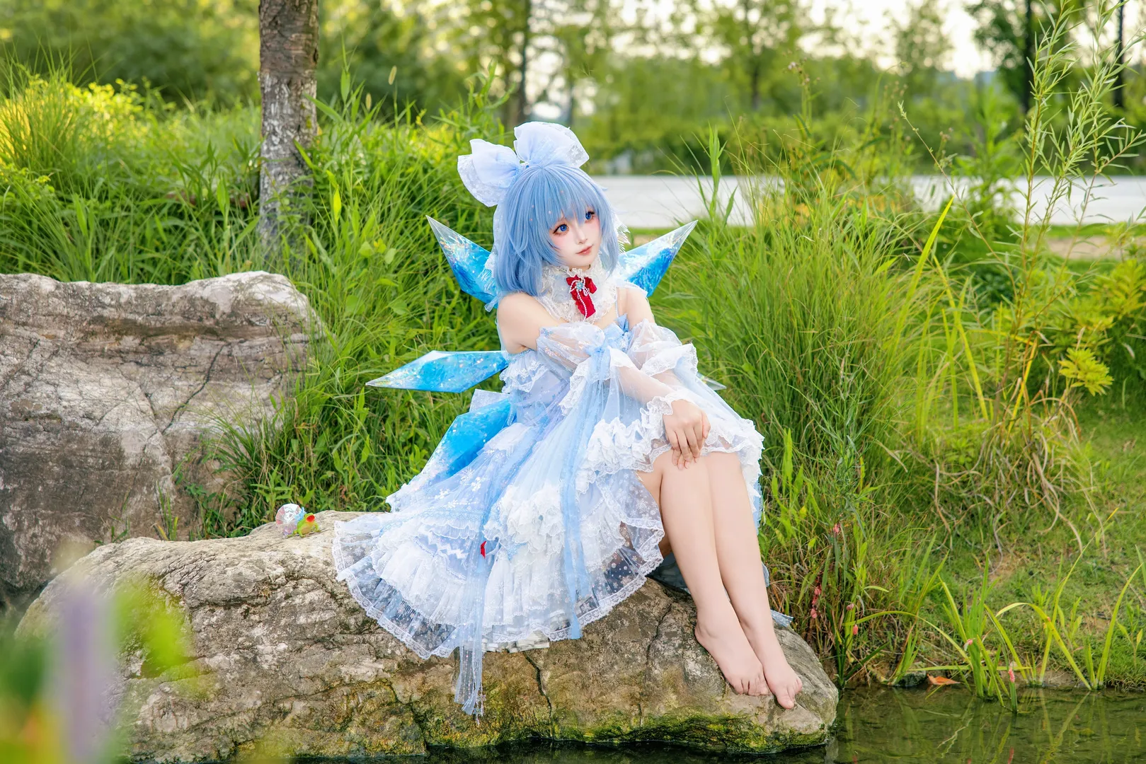 【琪露诺cos】东方Project幻想乡最强妖精的清凉一夏 - 第 4 张