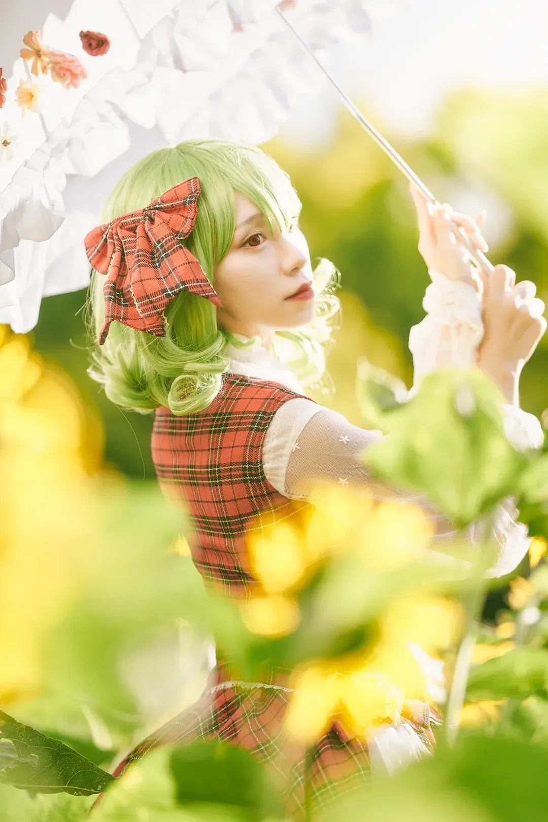 【风见幽香cos】东方project的夏日花之主人，漫步在向日葵花海 - 第 10 张