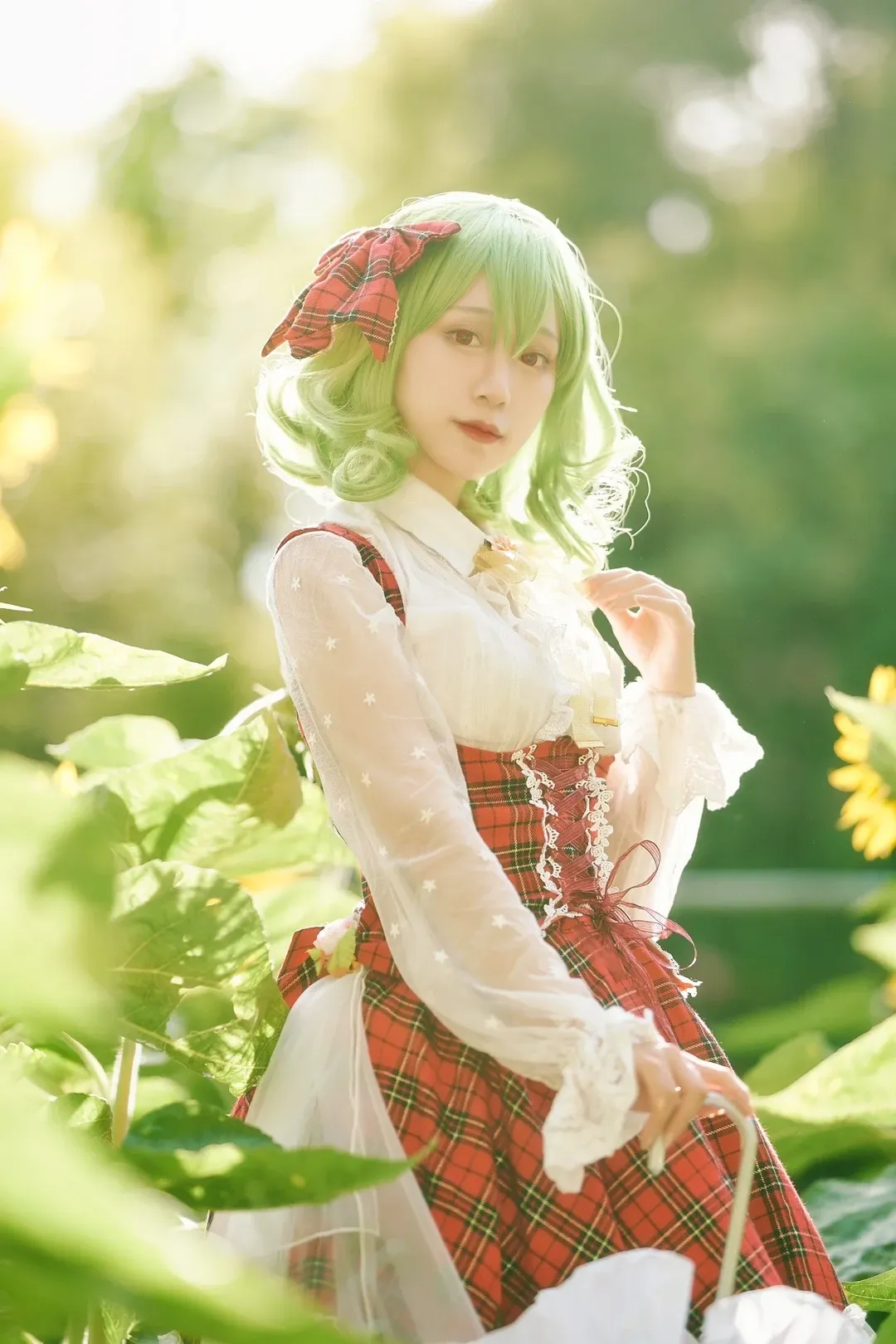 【风见幽香cos】东方project的夏日花之主人，漫步在向日葵花海 - 第 11 张