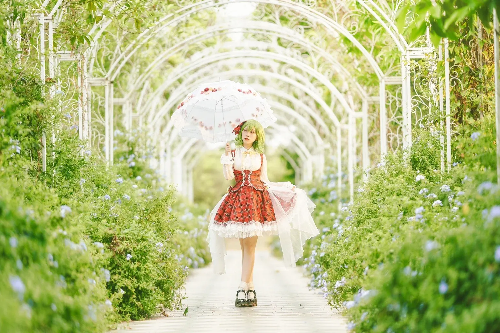 【风见幽香cos】东方project的夏日花之主人，漫步在向日葵花海