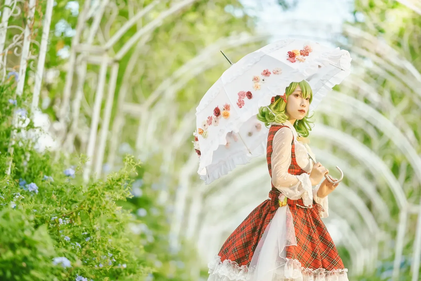 【风见幽香cos】东方project的夏日花之主人，漫步在向日葵花海 - 第 9 张