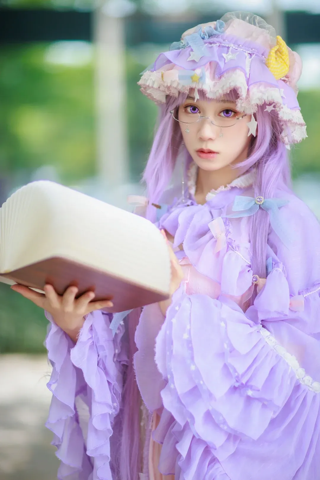 【パチュリー コスプレ】CICFイベントに現れた図書館の魔女 - 5 枚目