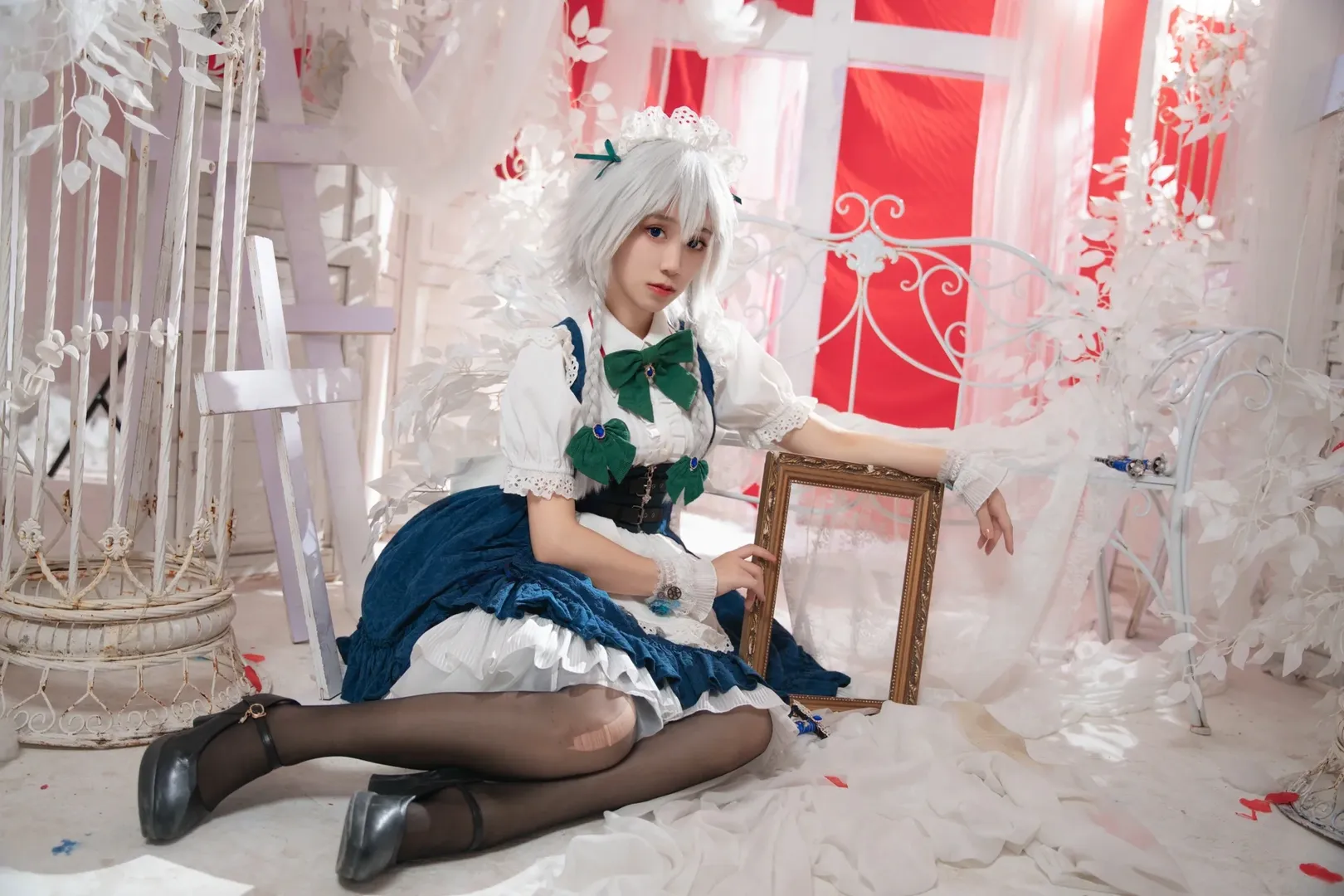 【十六夜咲夜cos】东方project红魔馆的完美女仆长 - 第 3 张