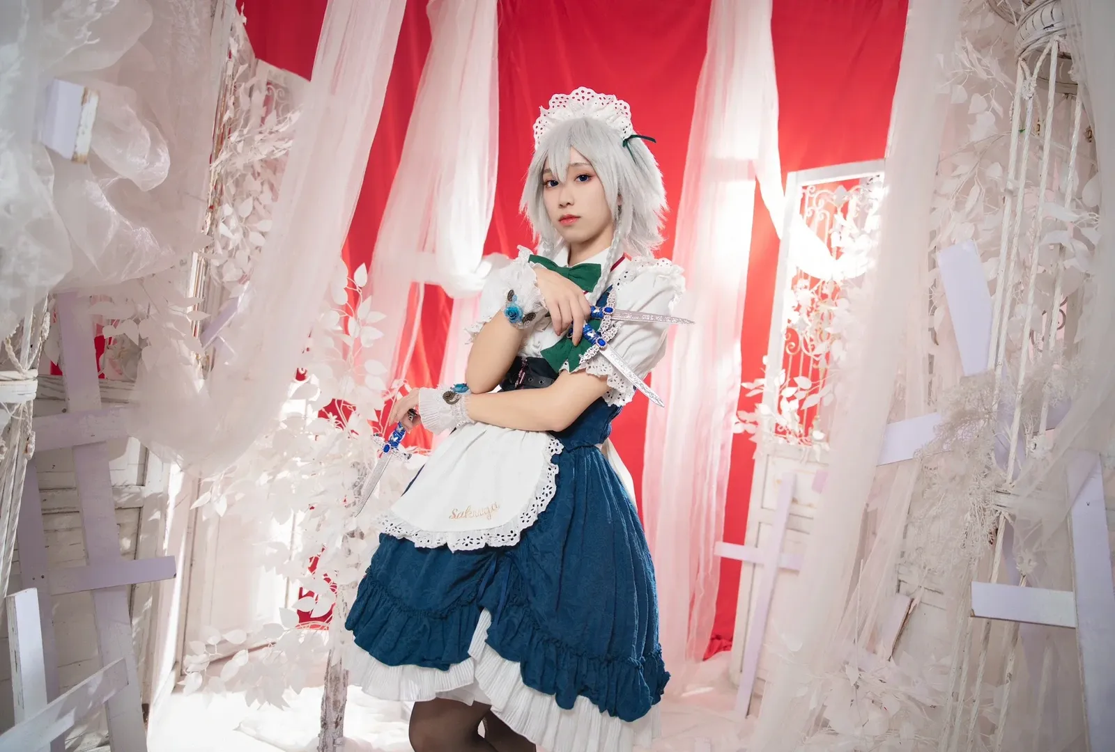 【十六夜咲夜cos】东方project红魔馆的完美女仆长 - 第 6 张