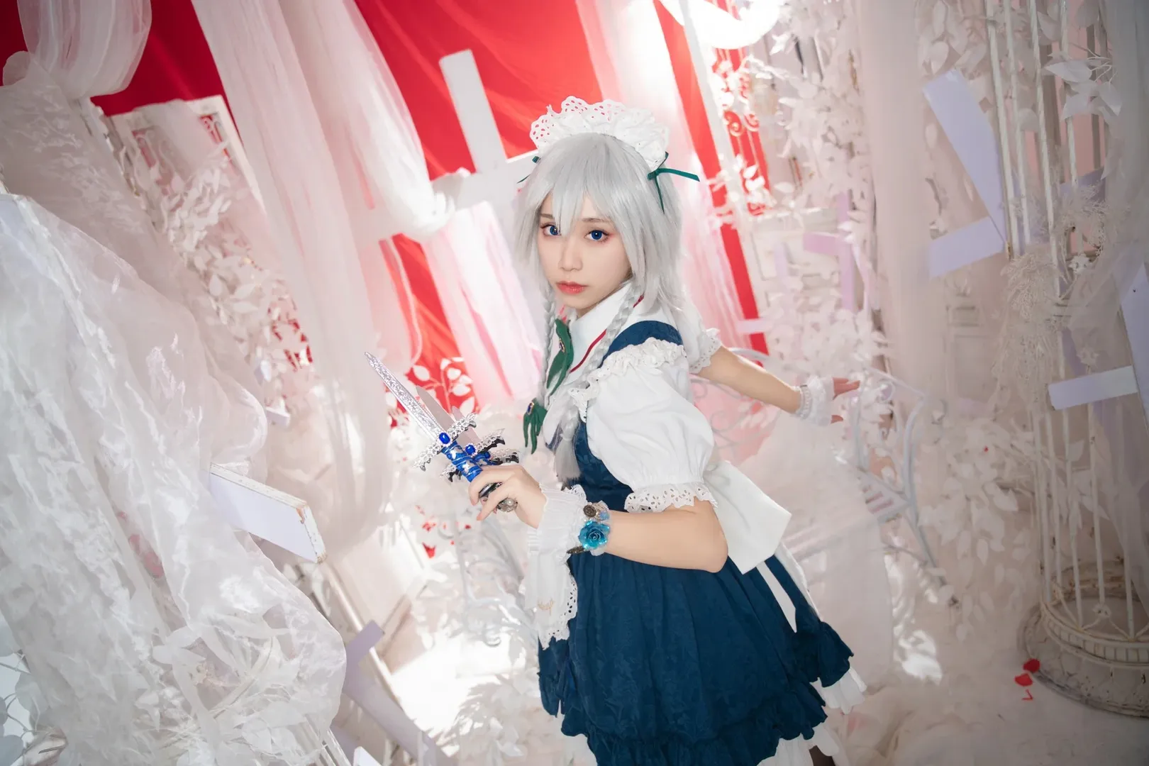 【十六夜咲夜cos】东方project红魔馆的完美女仆长 - 第 7 张