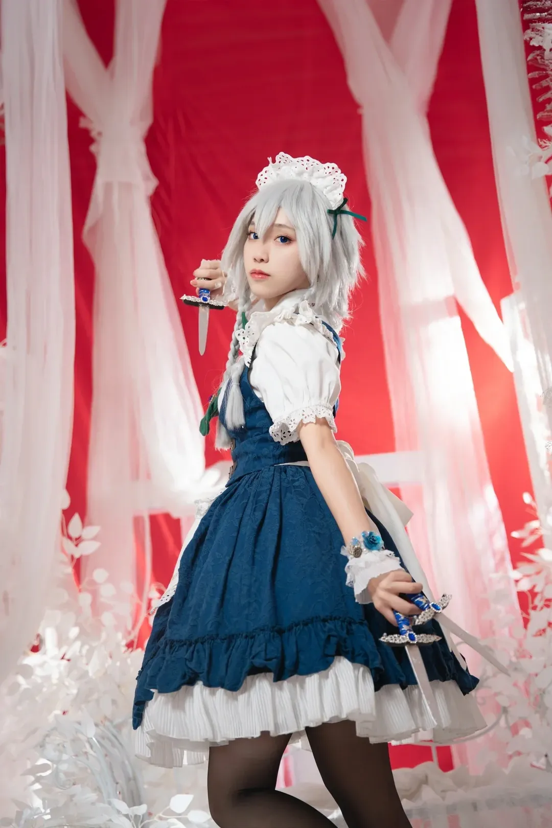 【十六夜咲夜cos】东方project红魔馆的完美女仆长 - 第 8 张