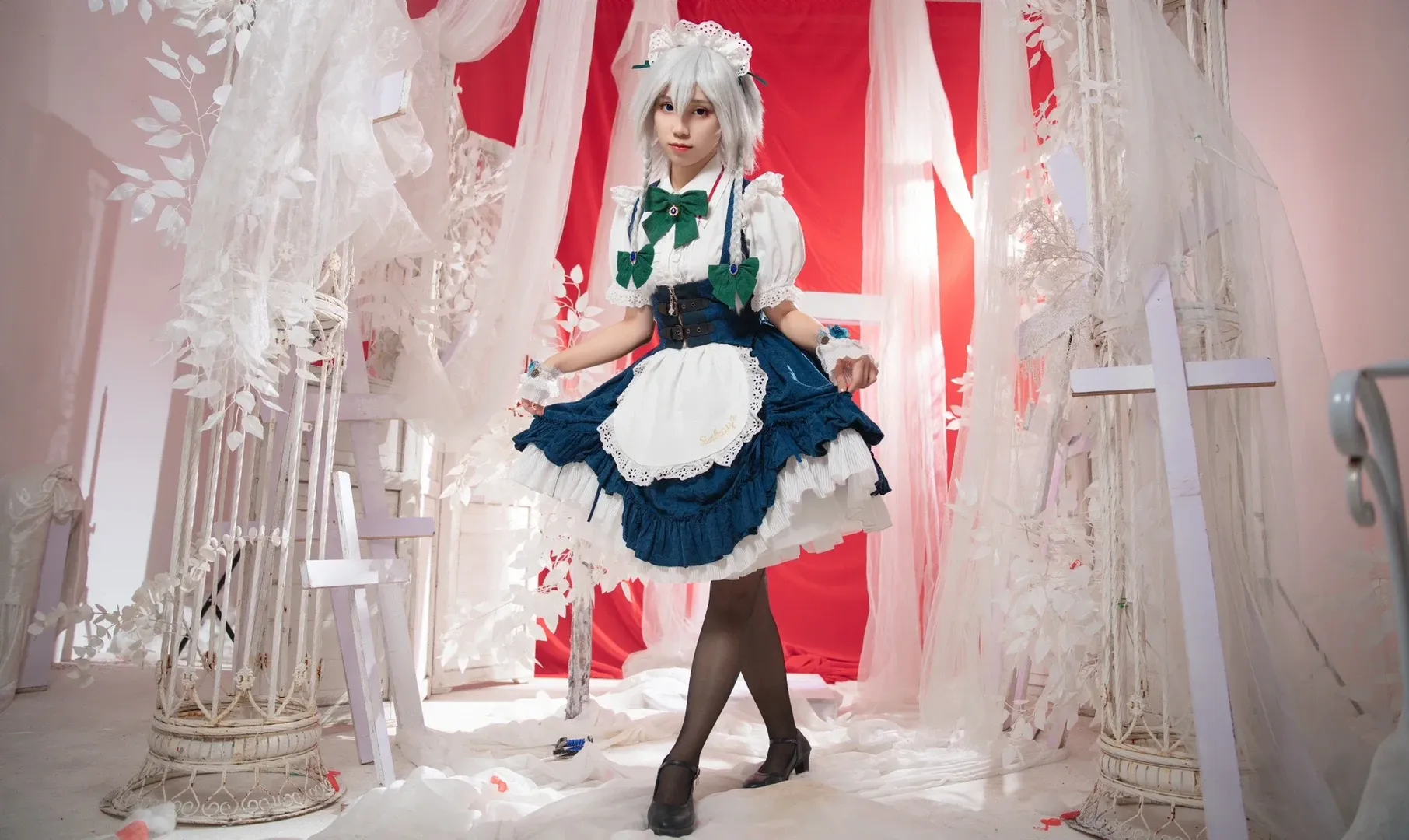 【十六夜咲夜cos】东方project红魔馆的完美女仆长 - 第 9 张