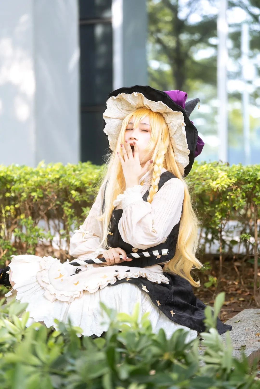 【魔理沙cos】东方Project魔法使在广州萤火虫漫展起飞啦 - 第 12 张