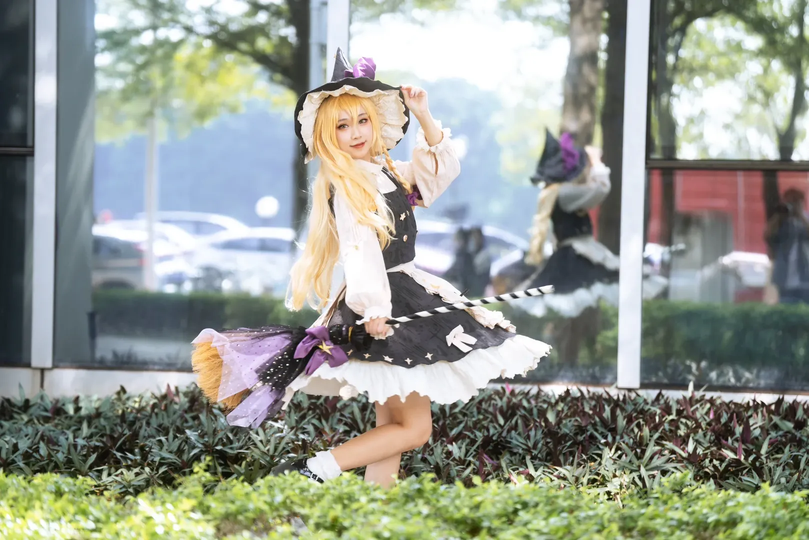 【魔理沙cos】东方Project魔法使在广州萤火虫漫展起飞啦 - 第 8 张