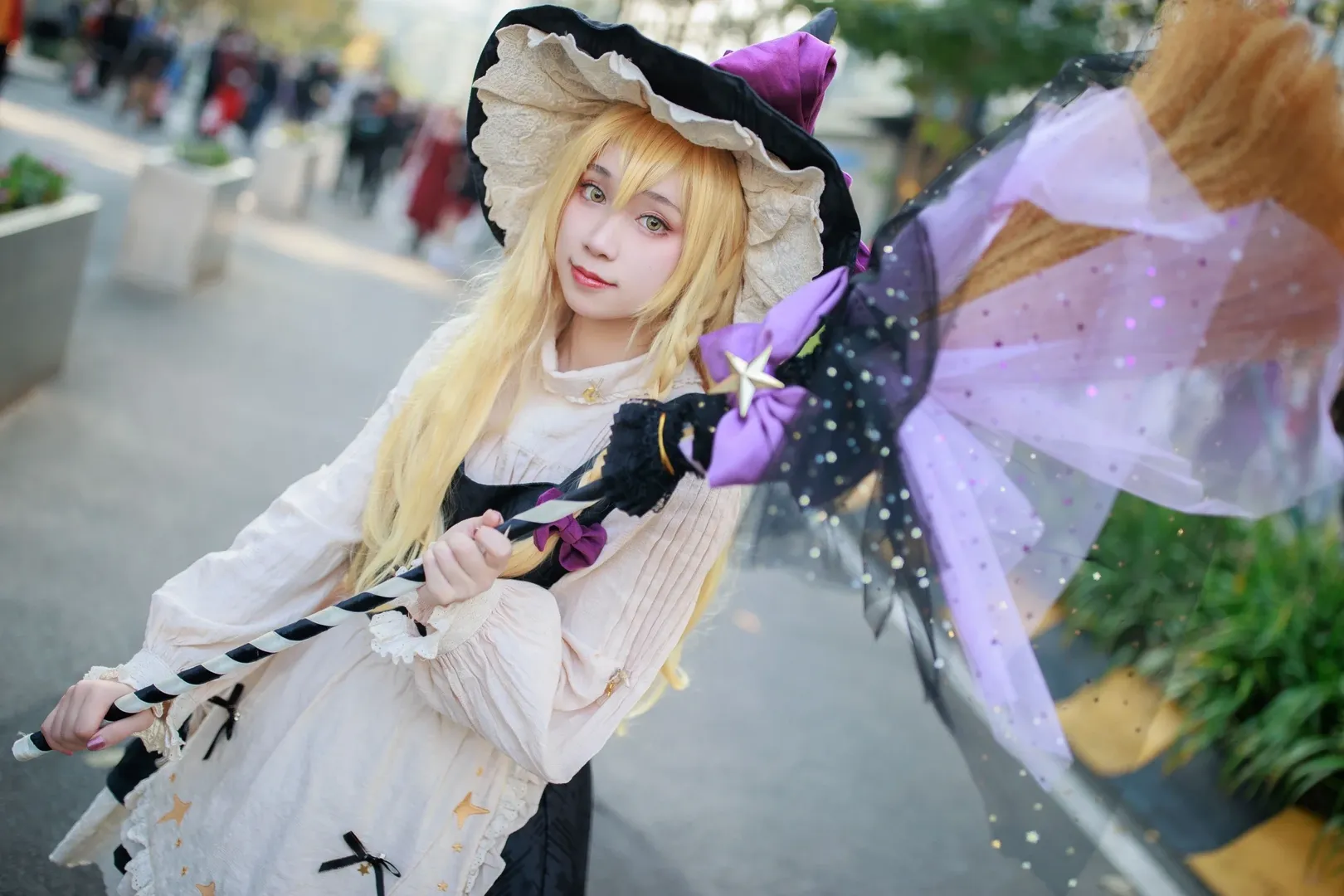 【魔理沙cos】萤火虫漫展上的东方project魔女 - 第 13 张