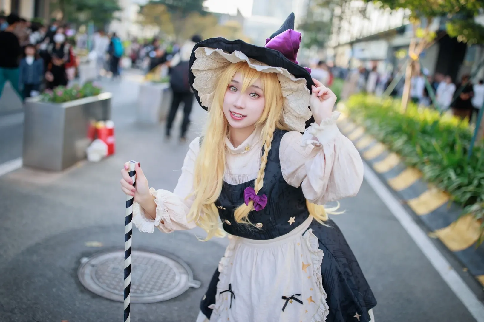 【魔理沙cos】萤火虫漫展上的东方project魔女 - 第 14 张
