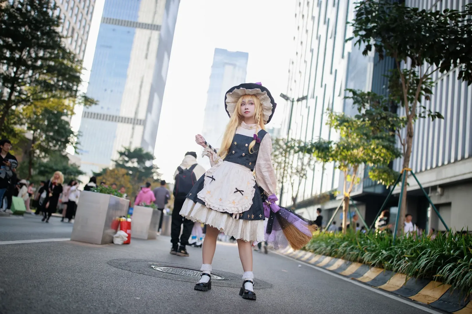 【魔理沙cos】萤火虫漫展上的东方project魔女 - 第 5 张
