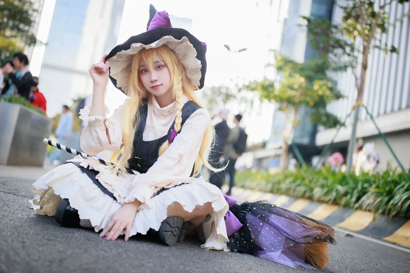 【魔理沙cos】萤火虫漫展上的东方project魔女 - 第 7 张