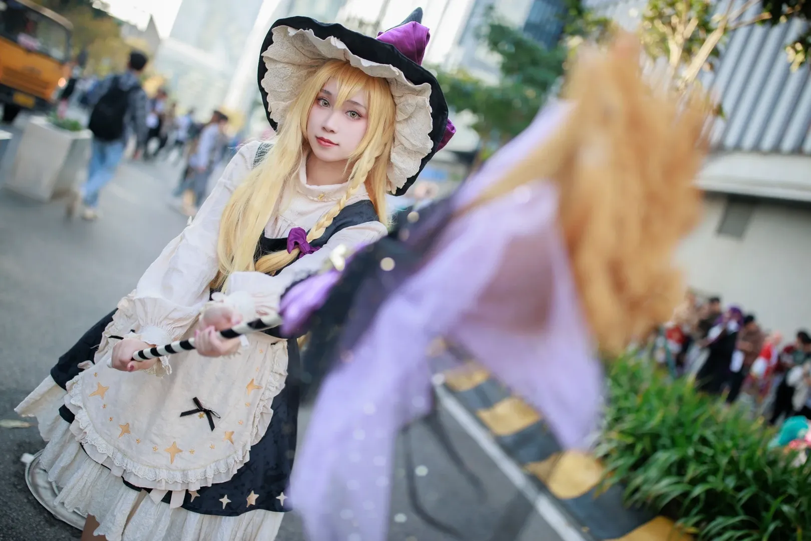 【魔理沙cos】萤火虫漫展上的东方project魔女 - 第 8 张
