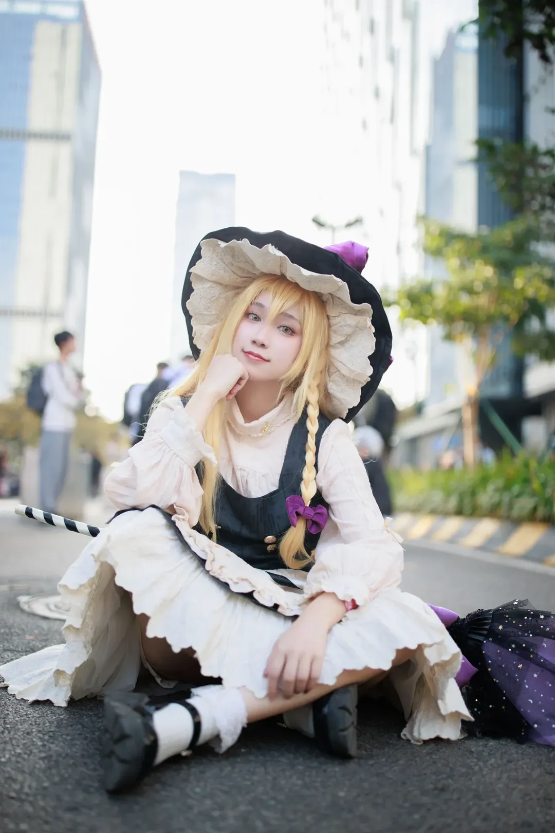 【魔理沙cos】萤火虫漫展上的东方project魔女 - 第 9 张